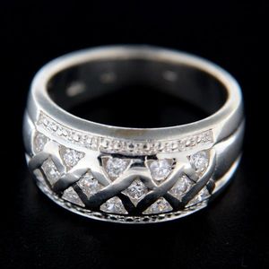 Stříbrný prsten 14765 obraz