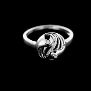Stříbrný prsten 15145 obraz