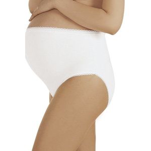 Těhotenské kalhotky Mama maxi white obraz