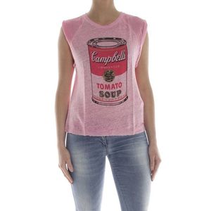 Pepe Jeans růžové tričko Sundy z kolekce Andy Warhol obraz