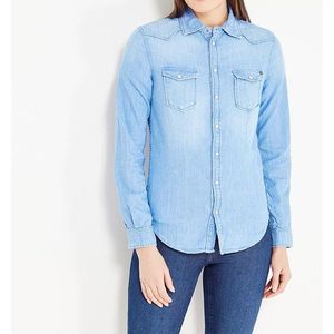 Pepe Jeans dámská džínová košile Rosie obraz