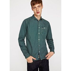 Pepe Jeans pánská zelená košile Harvey obraz