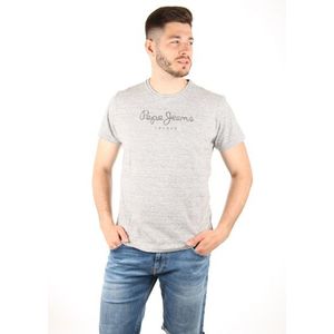 Pepe Jeans pánské šedé žíhané tričko obraz