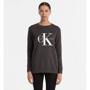 Calvin Klein dámská tmavě šedá mikina obraz