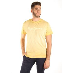 Pepe Jeans pánské žluté tričko West obraz