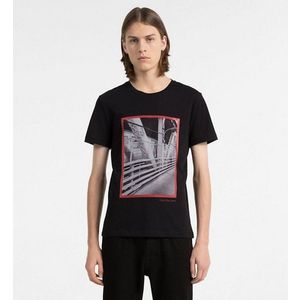 Calvin Klein pánské černé tričko Teagle obraz