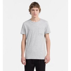 Calvin Klein pánské šedé tričko Talb obraz