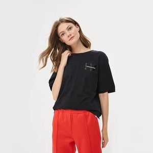 Calvin Klein dámské černé tričko Shape obraz