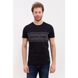 Calvin Klein pánské černé tričko Reflective obraz