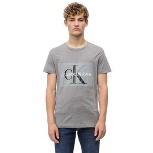 Calvin Klein pánské šedé tričko Core obraz