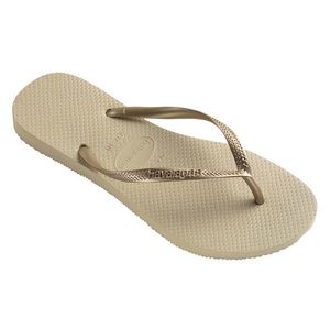 Havaianas Slim Sand Grey/Light Golden-41/42 světlehnědé H4000030-2719P-41/42 obraz