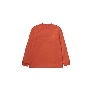 Carhartt WIP L/S Chase T-Shirt Pepper Gold-XL oranžové 1026392_PE_90-XL obraz