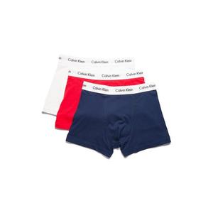 Calvin Klein Boxerky Premium 3 balení - bílá, červená, modrá Velikost: S obraz