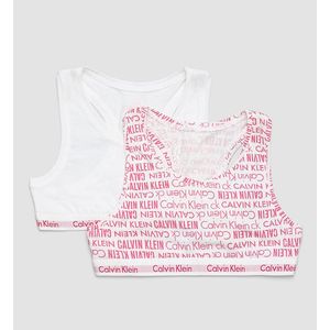 PRO DĚTI! Calvin Klein 2 balení Girls Bralette - Logomania Velikost: M obraz