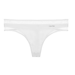 Calvin Klein Naked Touch Tanga - bílá Velikost: XS obraz