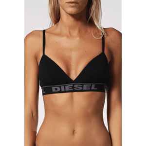 Diesel Logo Triangle Podprsenka - černá Velikost: S obraz