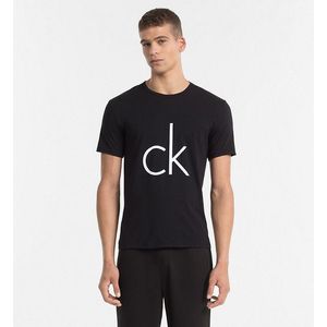 Calvin Klein CK Logo Tričko pánské - černé Velikost: S obraz
