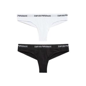 Emporio Armani Underwear Emporio Armani Brazilky 2-balení - bílá/černá Velikost: L obraz