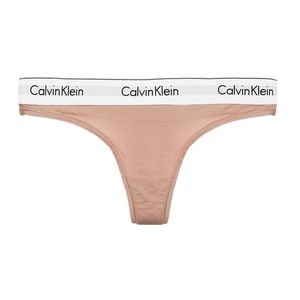 Calvin Klein Modern Cotton Tanga - warm camel Velikost: L obraz