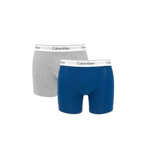 Calvin Klein Modern Cotton boxerky 2- balení - modrá/šedá Velikost: S obraz