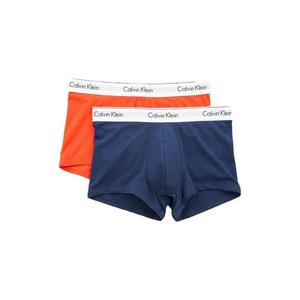 Calvin Klein Boxerky 2-balení - oranžová/modrá Velikost: S obraz