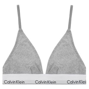 Calvin Klein Modern Cotton Unlined Triangle - šedá Velikost: XS obraz