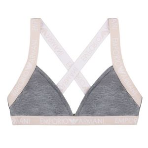 Emporio Armani Underwear Emporio Armani Logoband Podprsenka - grey/lightpink Velikost: L obraz