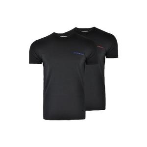 Emporio Armani Underwear Emporio Armani Crew Neck trička 2-balení - černá/černá Velikost: S obraz