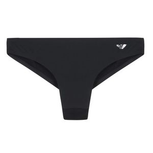 Emporio Armani Underwear Emporio Armani Microfiber Brazilky- black/silver logo Velikost: L obraz