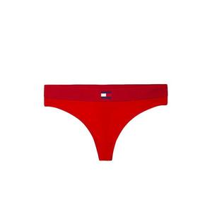 Tommy Hilfiger Flag Tech tanga - červená Velikost: XS obraz