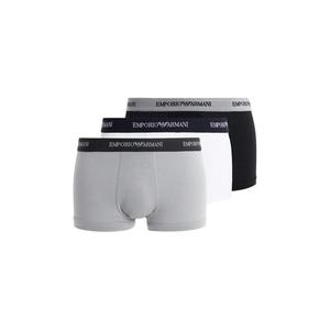 Emporio Armani Underwear Emporio Armani Boxerky 3-balení -bílá, černá, šedá Velikost: S obraz