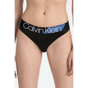 Calvin Klein Bold Accents tanga - black/commodore blue Velikost: XS obraz