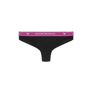 Emporio Armani Underwear Emporio Armani LogoBand brazilky - black/vivid purple Velikost: L obraz
