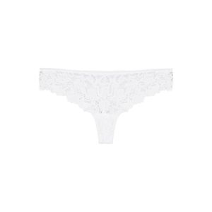 DKNY Classic Lace tanga - bílá Velikost: L obraz