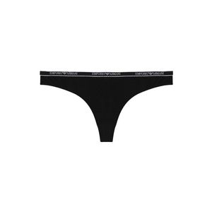 Emporio Armani Underwear Emporio Armani Microfiber tanga - černá Velikost: M obraz