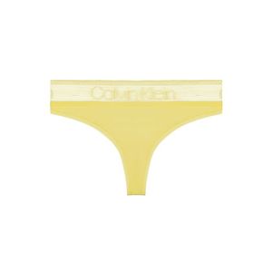 Calvin Klein Logo Lace brazilky - žluté Velikost: XS obraz