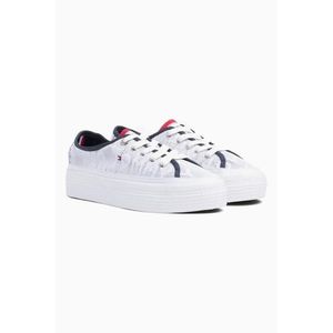 Tommy Hilfiger flatform sneakers- bílé Velikost: 40 obraz