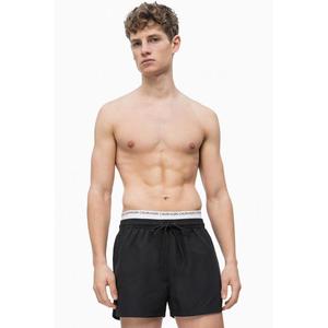 Calvin Klein Plavky Double waistband - black Velikost: L obraz