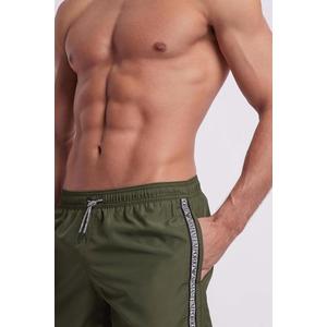 Emporio Armani Underwear Emporio Armani logo plavky- military green Velikost: M obraz