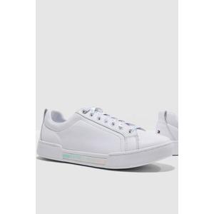 Tommy Hilfiger iridescent fashion sneaker - white Velikost: 36 obraz
