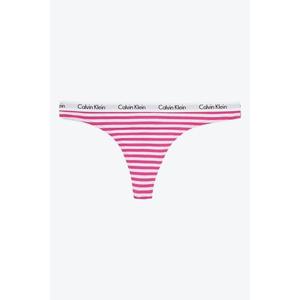 Calvin Klein Carousel Tanga - pink stripe Velikost: S obraz