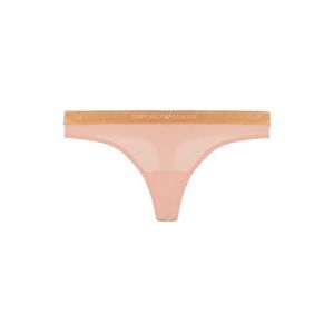 Emporio Armani Underwear Emporio Armani Microfiber tanga - misty rose Velikost: L obraz