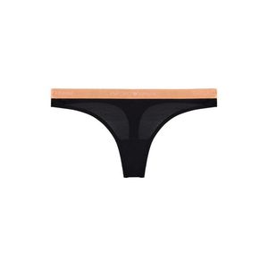 Emporio Armani Underwear Emporio Armani Microfiber tanga - černá Velikost: L obraz