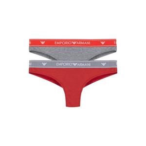 Emporio Armani Underwear Emporio Armani LogoBand brazilky 2-balení - paprika/šedá Velikost: XL obraz