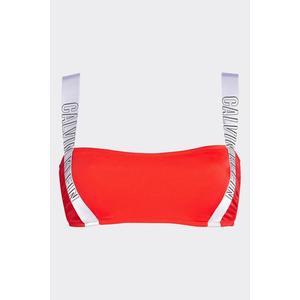 Calvin Klein intense power bandeau plavky vrchní díl - fiery Velikost: L obraz