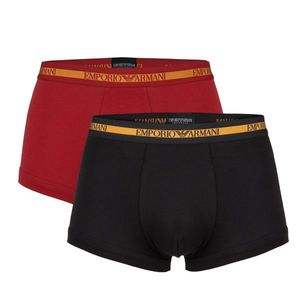Emporio Armani Underwear Emporio Armani Boxerky - černá/červená Velikost: S obraz