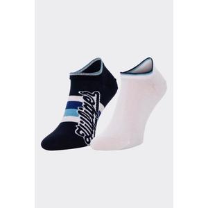 Tommy Hilfiger 2 balení sneaker ponožky pánské - modro-bílé Velikost: 39-42 obraz