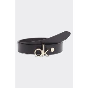 Calvin Klein kožený pásek - černý Velikost: 85 cm obraz