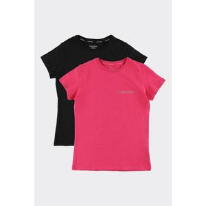 PRO DĚTI! Calvin Klein 2 balení triček GIRLS - růžová, černá Velikost: 12-14 let obraz