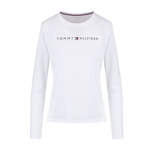 Tommy Hilfiger Tommy Original logo tričko s dlouhým rukávem dámské - bílé Velikost: M obraz